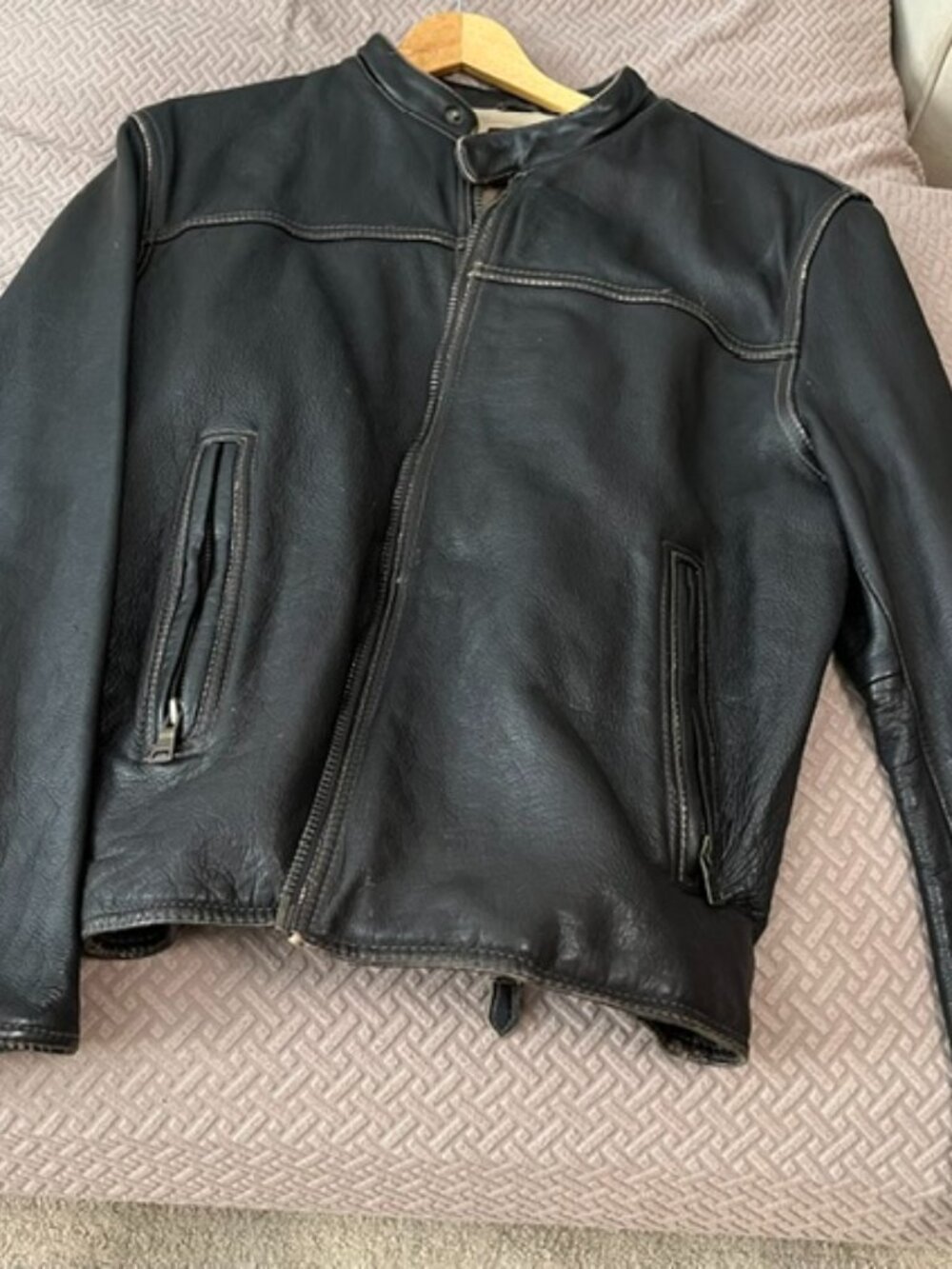 Vintage Banana Republic Men's Leather Jacket